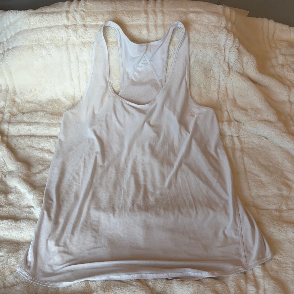 lululemon Soft White Racerback Tank - Picture 3 of 5